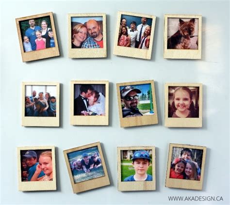 Turn Your Fridge Into A Gallery 10 Diy Photo Magnets Tutorials