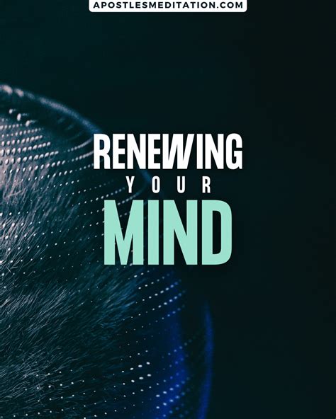 Renewing Your Mind Apostles Meditations