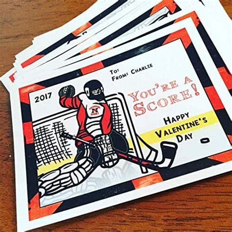 Show a family member, a friend or that special someone that you have. Amazon.com: Customized Goalie Hockey Valentine Cards: Handmade