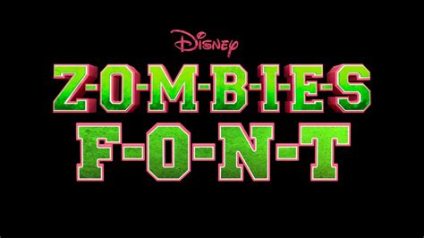 Zombies Font Nubefonts Fontspace In 2022 Zombie Disney Zombie