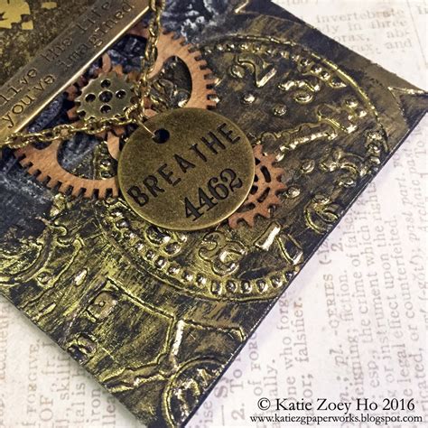 Katie Z Paperworks My January Tag For Tim Holtz 12 Tags Of 2016