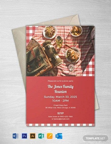 Instantly Download Free Picnic Party Invitation Template Sample