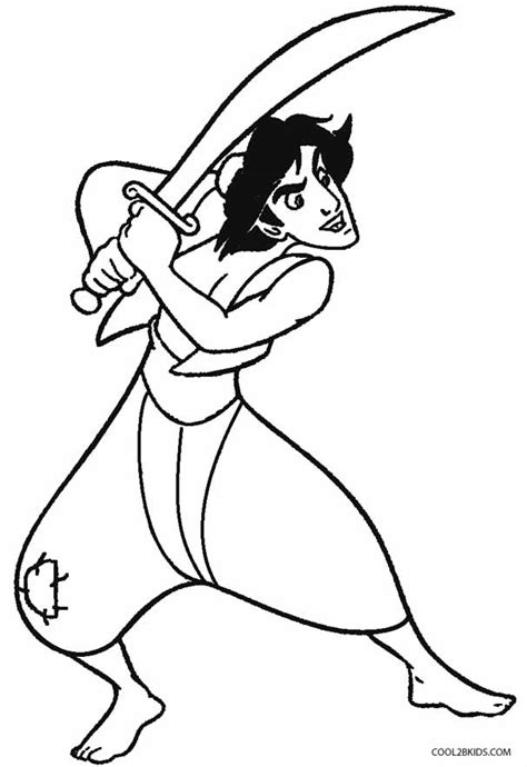 Printable Disney Aladdin Coloring Pages For Kids