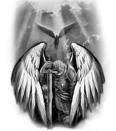 Saint Michael Background Warrior Tattoos Angel Tattoo Angel Warrior