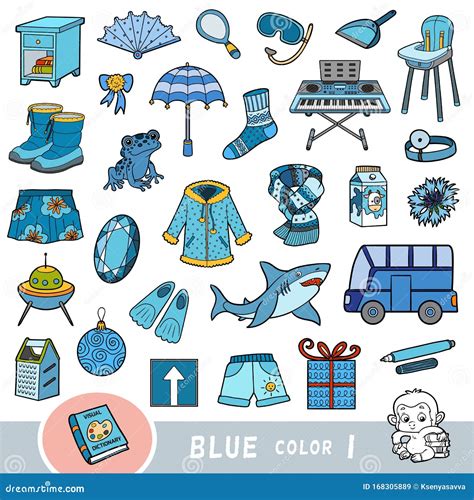 Lista 100 Foto Objetos De Color Azul Para Niños Lleno