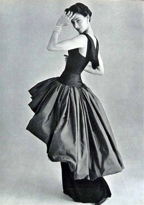 1950 Christian Dior Haute Couture Francaise Fashion Vintage Gowns