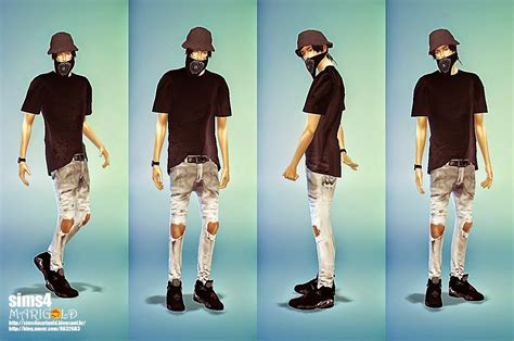 My Sims 4 Blog Ripped Jeans For Males And Hair