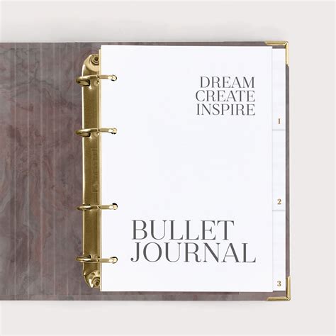 Bullet Journal Buch Im Eleganten Nude Design Nuts Golden