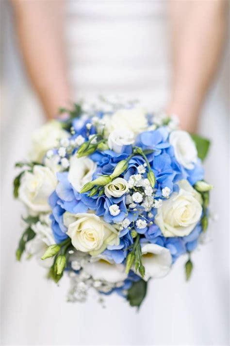 Blue Bridal Bouquets