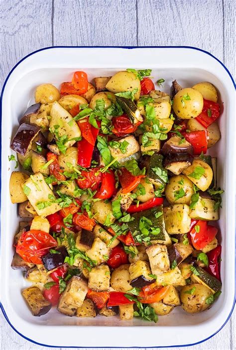 Italian Roasted Vegetables Hungry Healthy Happy