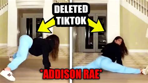 Addison Rae Deleted Tiktoks Youtube