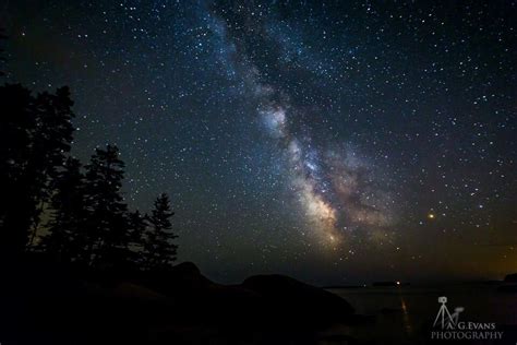 Milky Way In Maine Scenery Natural Landmarks Vacation