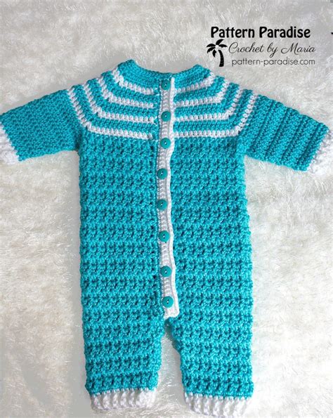 Free Crochet Pattern Snug As A Bug Baby Onesie Pattern Paradise