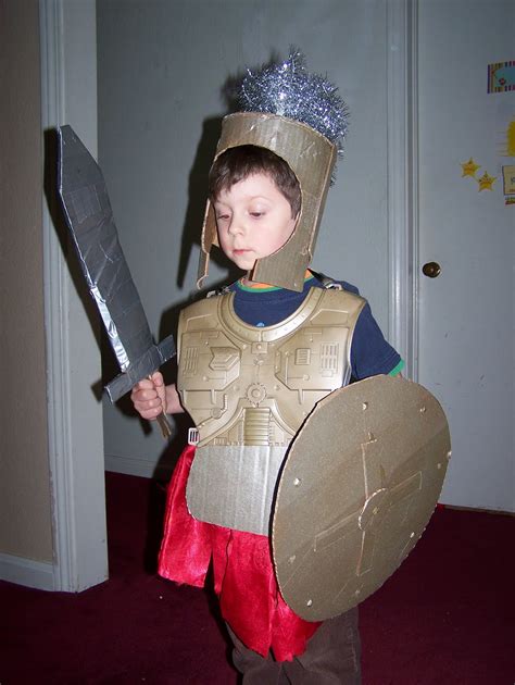 The Cardboard Crafter Project Ideas Roman Soldier Costume