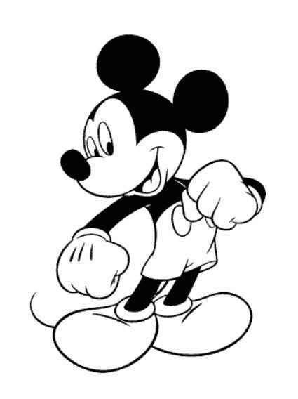 Dibujos De Mickey Mouse Para Colorear Para Niños
