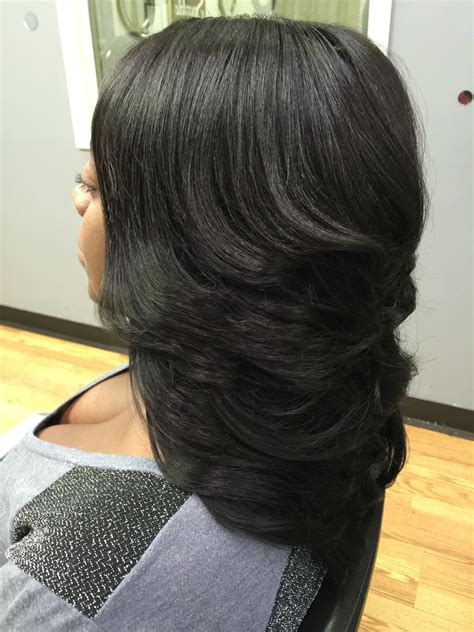 Long Layered Quick Weave Weavehairstyles Quick Weave Hairstyles Long Weave Hairstyles Long