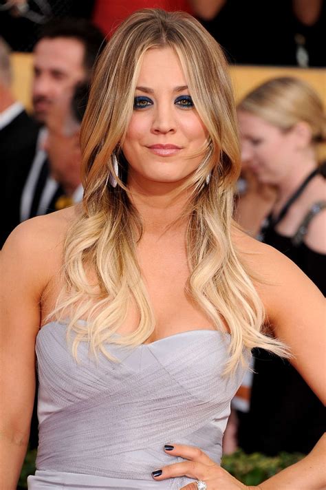 Kaley Cuoco Ombre Hair Color Ombre Hair Blonde Blonde Ombre
