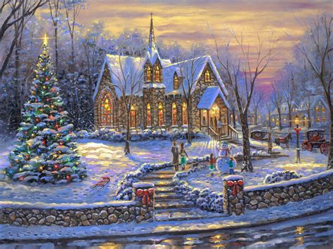 Christmas Church Wallpapers Top Free Christmas Church Backgrounds