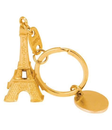 Eiffel Tower Keychain 8cml X 6cmb Golden Buy Online At Low Price