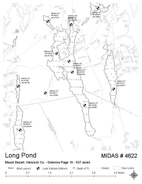 Lakes Of Maine Lake Overview Long Great Pond Mount Desert