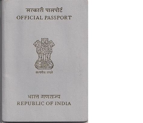 Indian Passport Regular Diplomatic And Official Itzeazy