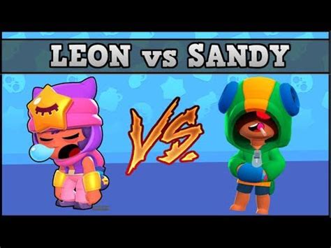 Attack, super and gadget description. SANDY vs LEON - Brawl Stars 1 vs 1 - ¿QUIÉN ES MEJOR ...