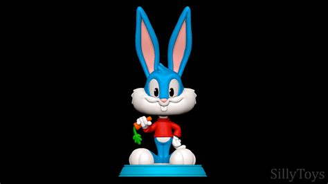 Buster Bunny Tiny Toon Adventures 3d Print Model By Sillytoys On