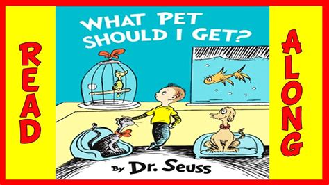 New Dr Seuss What Pet Should I Get Read Aloud Along Story Book For