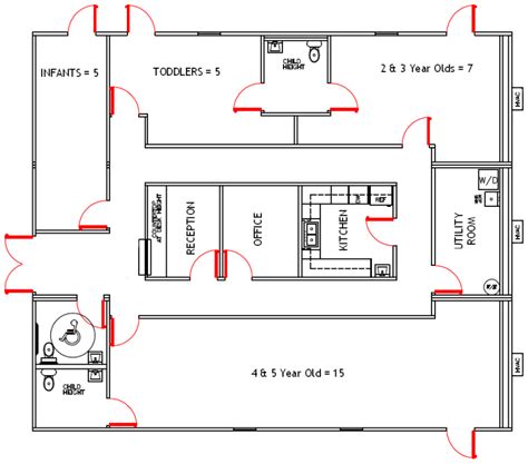 Top Preschool Classroom Layouts Daycare Floor Plans Daycare Floor