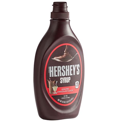 Hersheys Chocolate Syrup 24 Oz Bottle Webstaurantstore