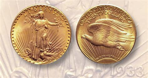 Only Legal 1933 Saint Gaudens Gold 20 Double Eagle In June Auction
