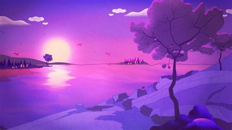 Фиолетовый красивый закат Сишань дизайн фона пейзажи зима Прекрасный