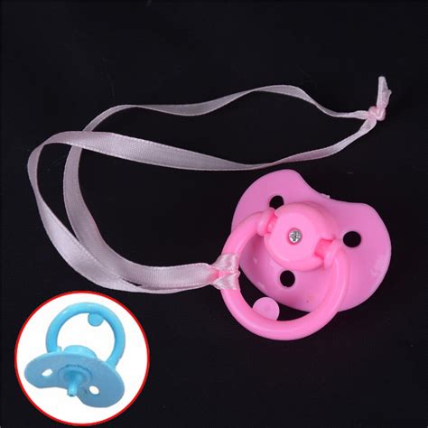 1pcs Random Pacifiers For Doll Handmade Diy Pacifiers Nipples Dummy Fit For 43cm Doll In Dolls