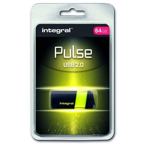 Buy integral usb flash drives and get the best deals at the lowest prices on ebay! Clé USB 2.0 INTEGRAL Flash Drive Pulse 64 GB (Jaune)
