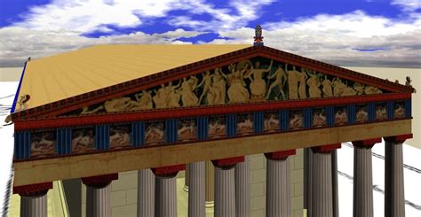 A Digital Reconstruction Of The Parthenon Pediment Sculptures And The
