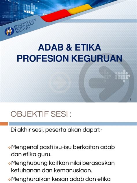 Report kod etika profesion perguruan. Adab & Etika Profesion Keguruan