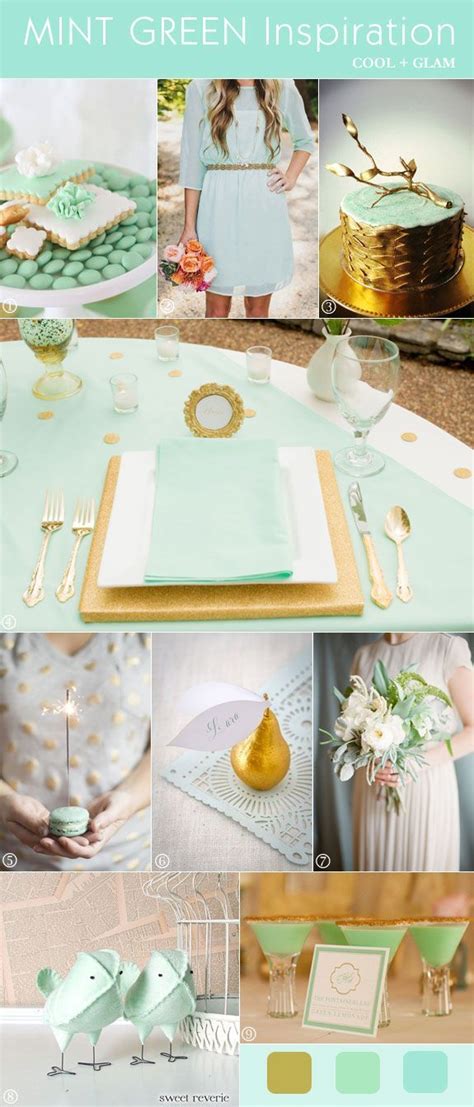 Mint Green And Gold Wedding Decor Wedding Ideas For