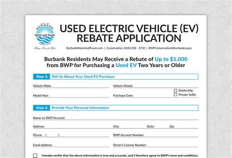 EV Rebate Used Car
