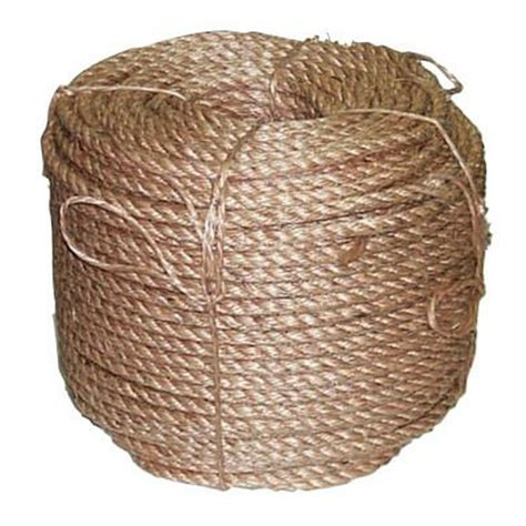 Manila Rope 3 Strands 1 In X 125 Ft