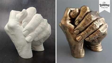 Turning A Plaster Hand Cast Into Bronze In Memory Of A Beautiful Mum