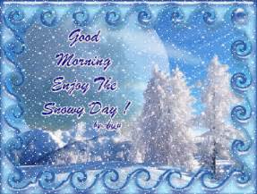 My E Card Blog Snowy Day Graphic