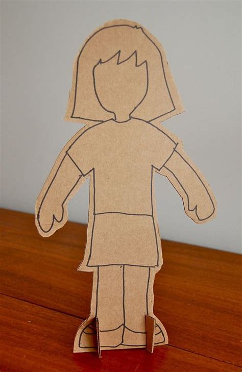 Ikat Bag Cardboard Mannequins Cardboard Crafts Kids Cardboard Toys
