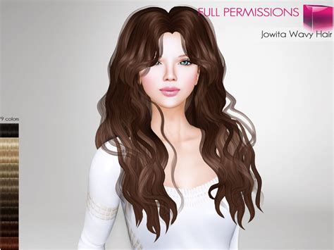 Second Life Marketplace Full Perm Mi Jowita Wavy Hair