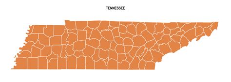 Tennessee County Map Editable And Printable State County Maps
