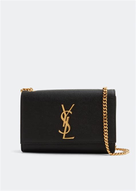Saint Laurent Small Kate Chain Bag For Women Black In Uae Level Shoes