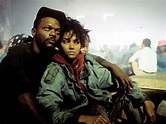 "Jungle Fever" movie still, 1991. L to R: Samuel L. Jackson, Halle ...
