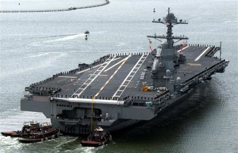 The Largest Aircraft Carrier In The World Uss Gerald R Ford