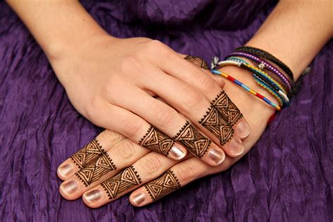 Finger Henna Design Alliebee Henna Blog