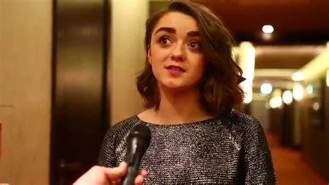 Maisie Williams Game Of Thrones Hits Herself Interview Berlinale 2015