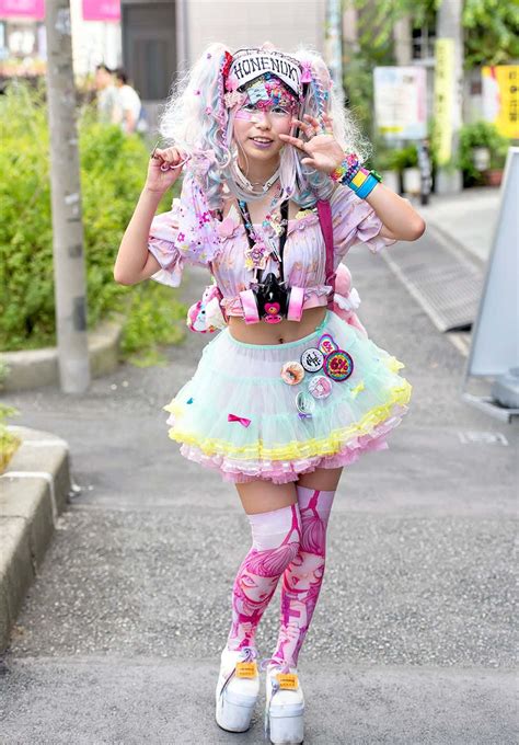 Download Vibrant Harajuku Fashionistas Expressing Individuality On The Streets Of Tokyo